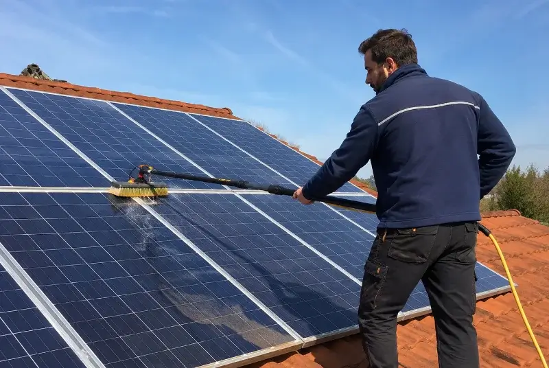 Nettoyage et entretien de panneaux solaires à Lalinde